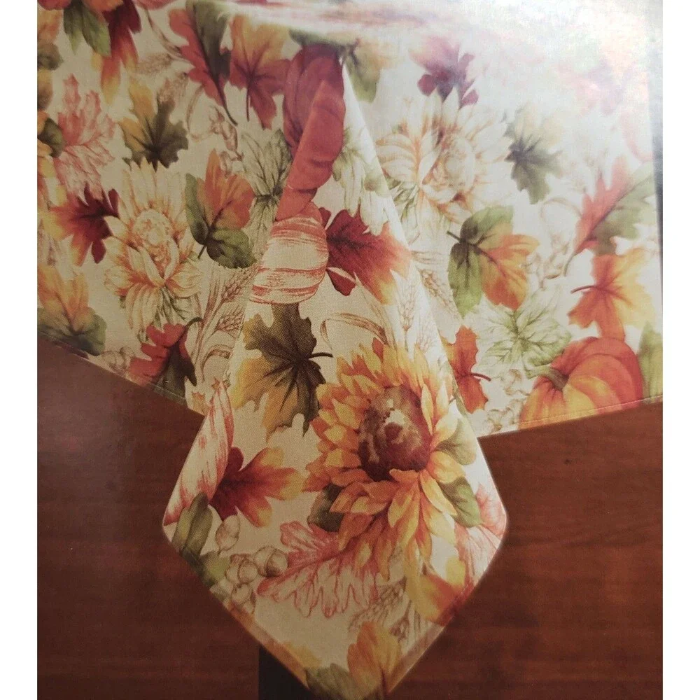 Printed Fabric Tablecloth 60